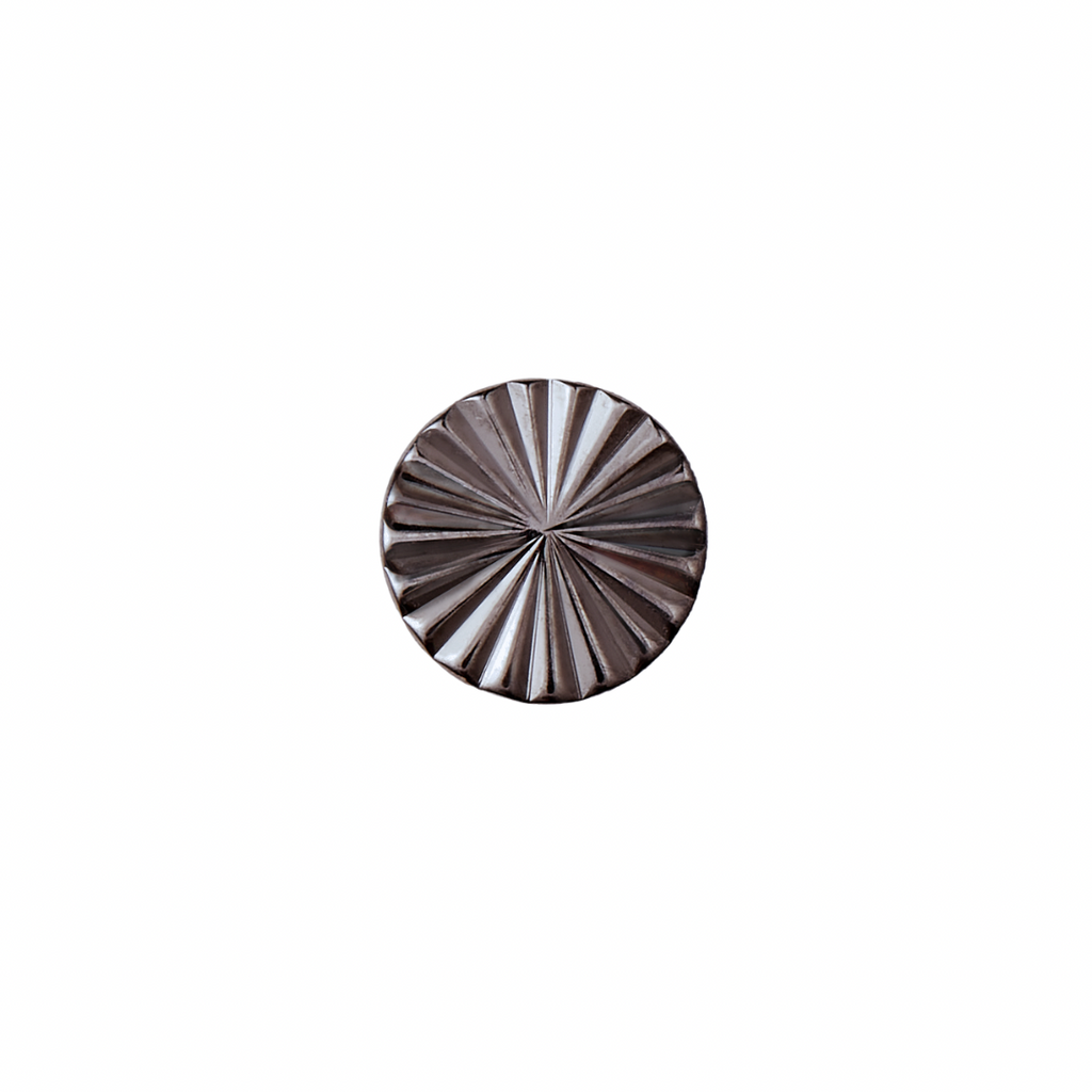 Lazer Disk Black Rhodium Threadless End