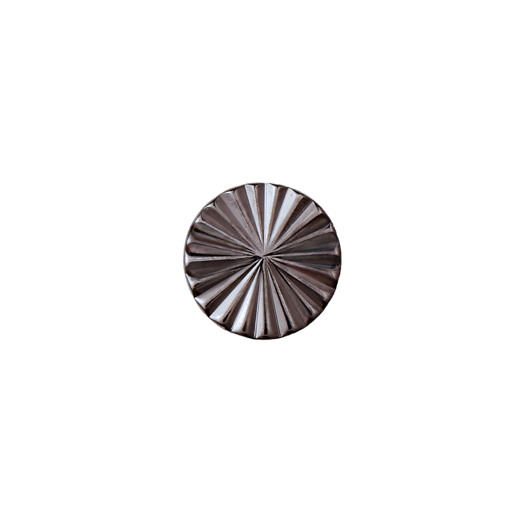 Lazer Disk Black Rhodium Threadless End
