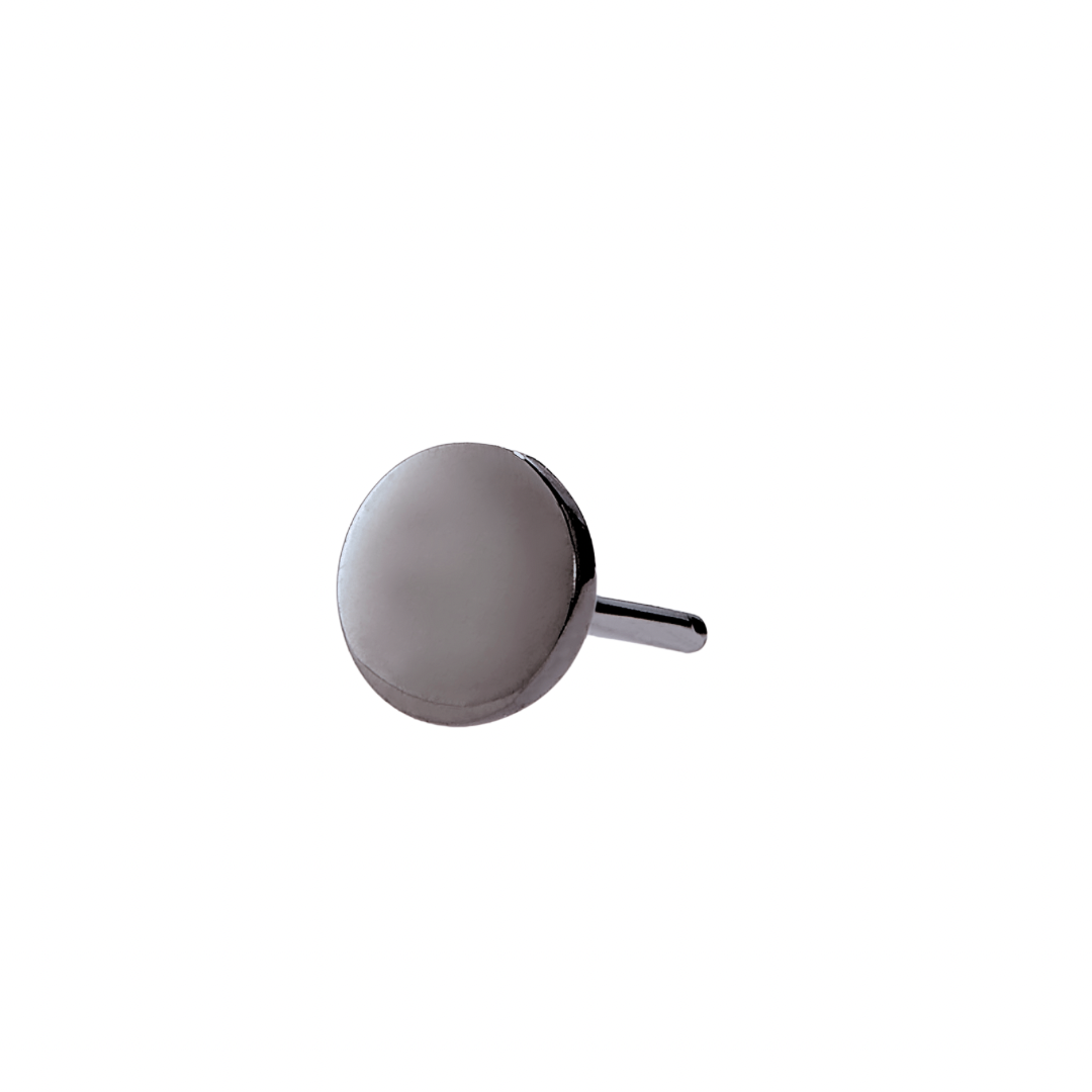 Disk Black Rhodium Threadless End
