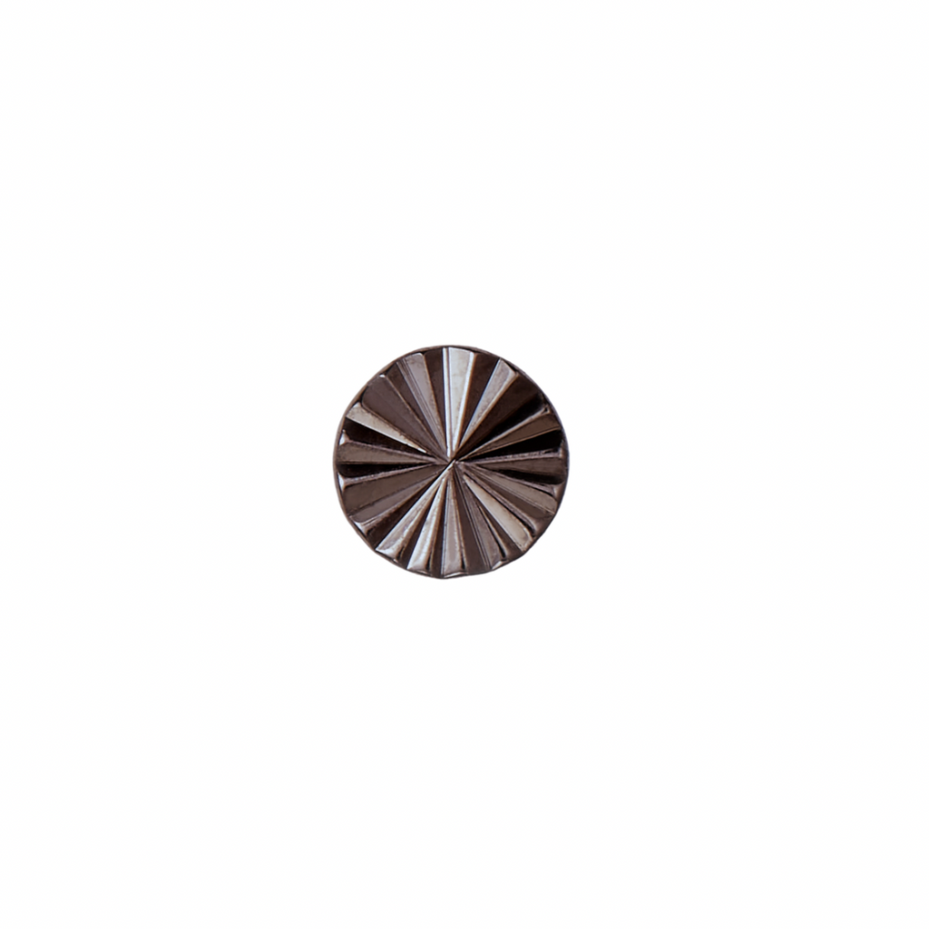 Lazer Disk Black Rhodium Threadless End