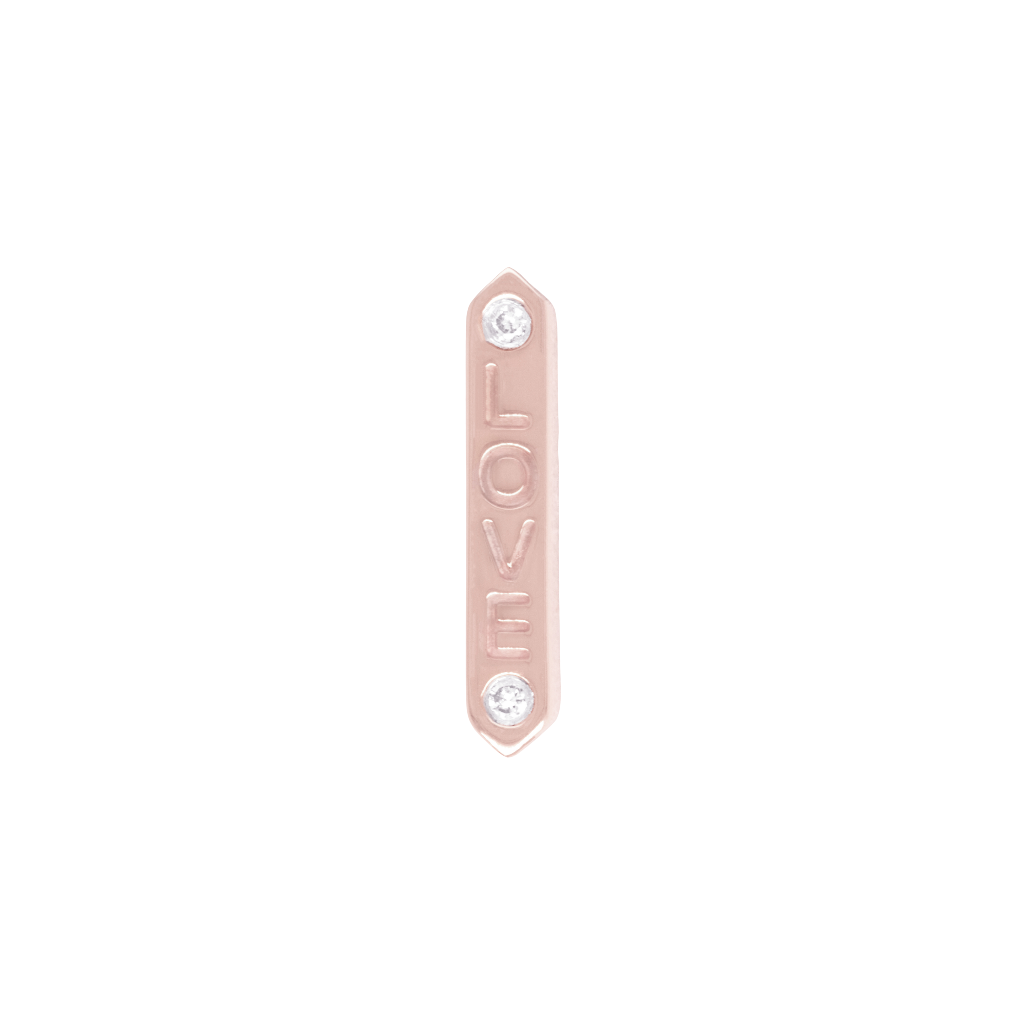 "LOVE" - Diamond - Threadless End