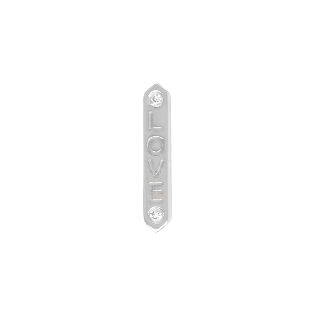 "LOVE" - Diamond - Threadless End