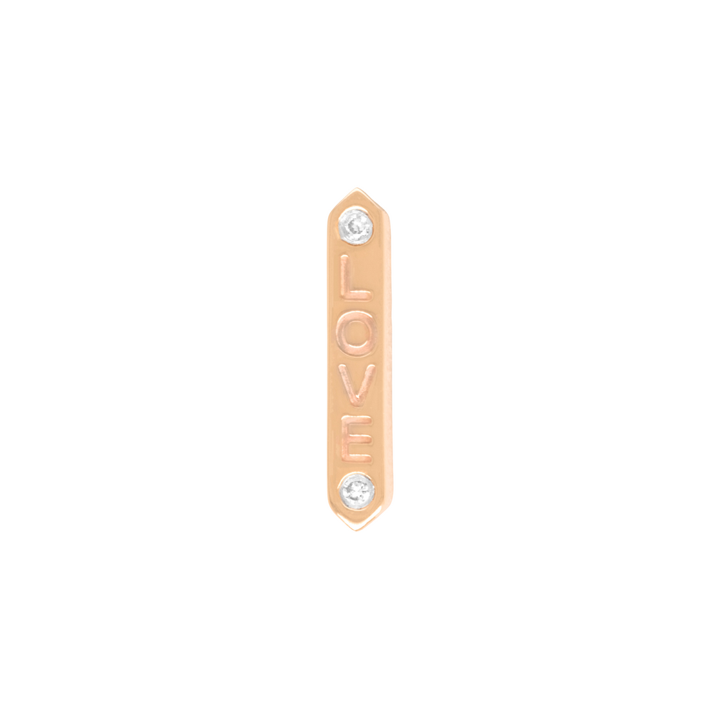 "LOVE" - Diamond - Threadless End