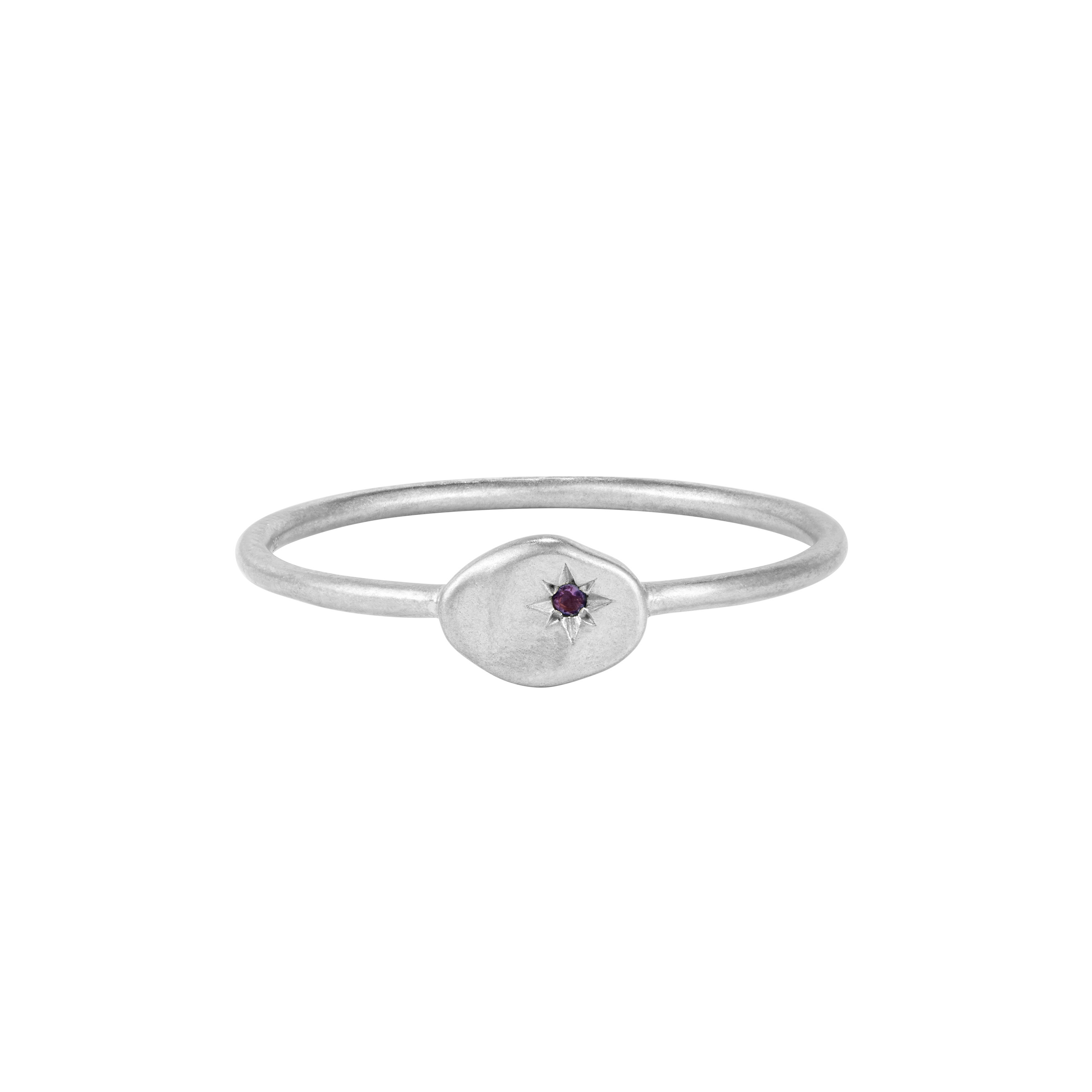 RION x Buddha Jewelry North Star Finger Ring - Amethyst