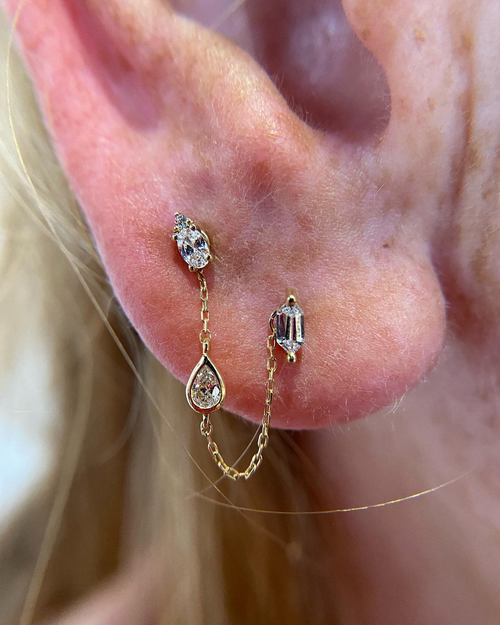 Desden Threadless End with CZ