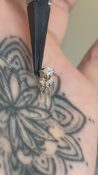 Muse CZ Flat Back Stud