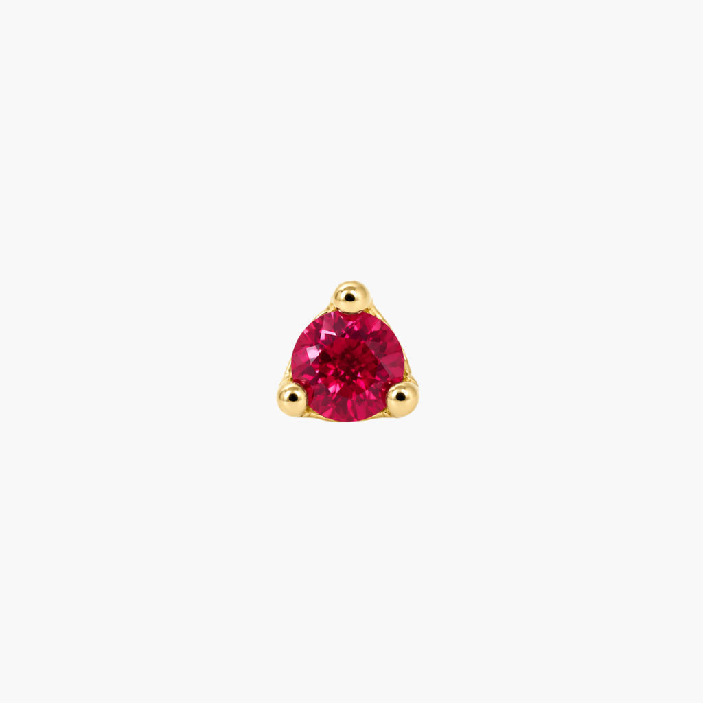 Birthstone Mini Gem Flat Back Stud