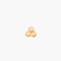 Trio Gold Sphere Stud